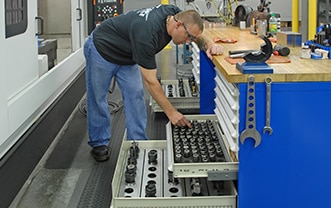 CNC tool storage